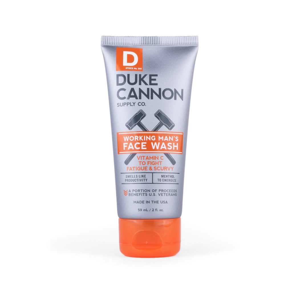 Duke Cannon Working Man’s Face Wash Face Wash Duke Cannon Supply Co 2 fl oz (59 ml) 