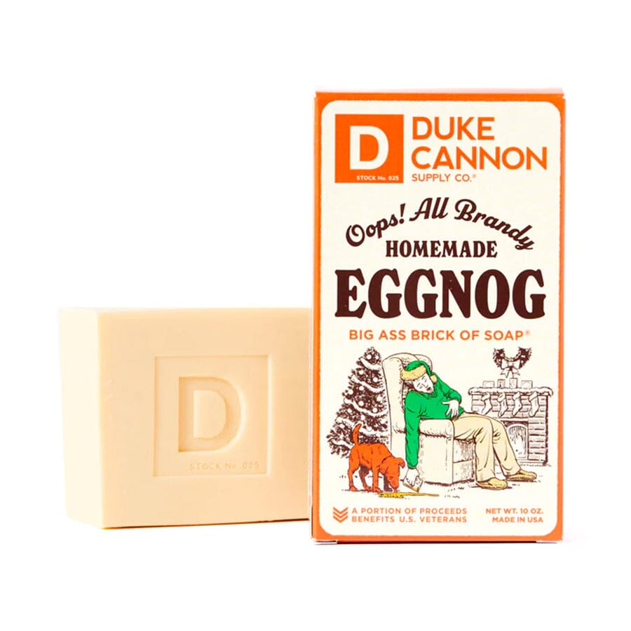 Duke Cannon Supply Co. Big Ass Brick of Soap, Oops! All Brandy Homemade Eggnog Body Soap Duke Cannon Supply Co 