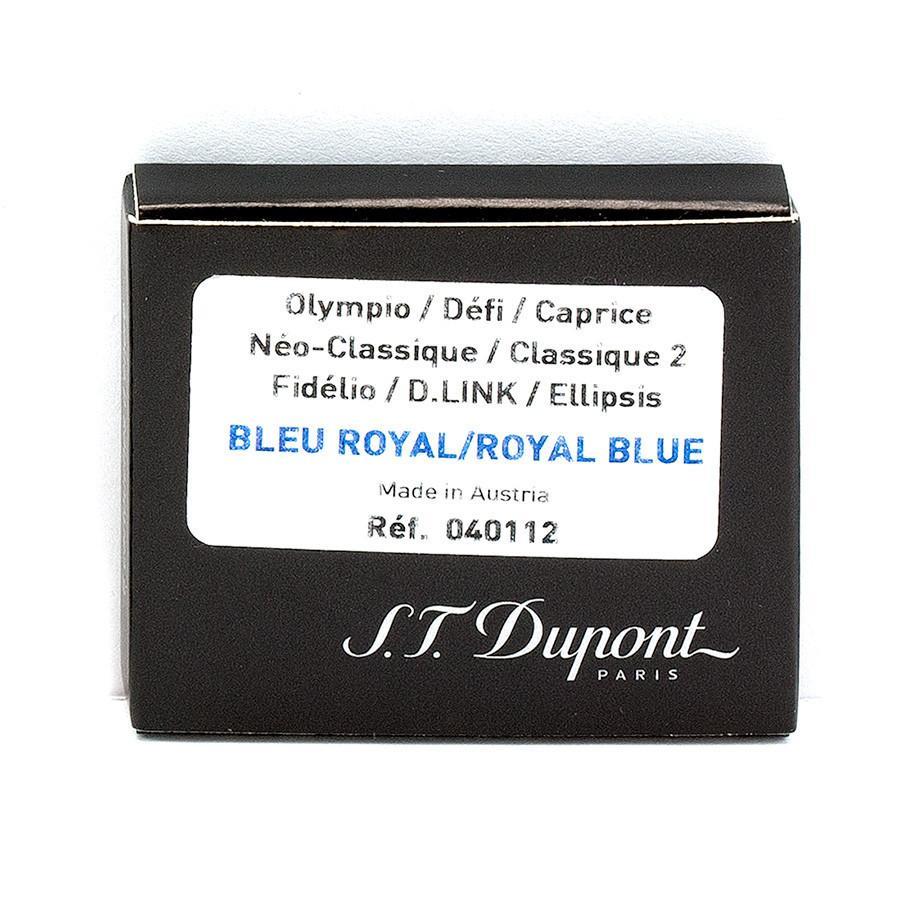 S.T. Dupont Fountain Pen Ink Cartridges, 6-pack Ink Refill S.T. Dupont Royal Blue 