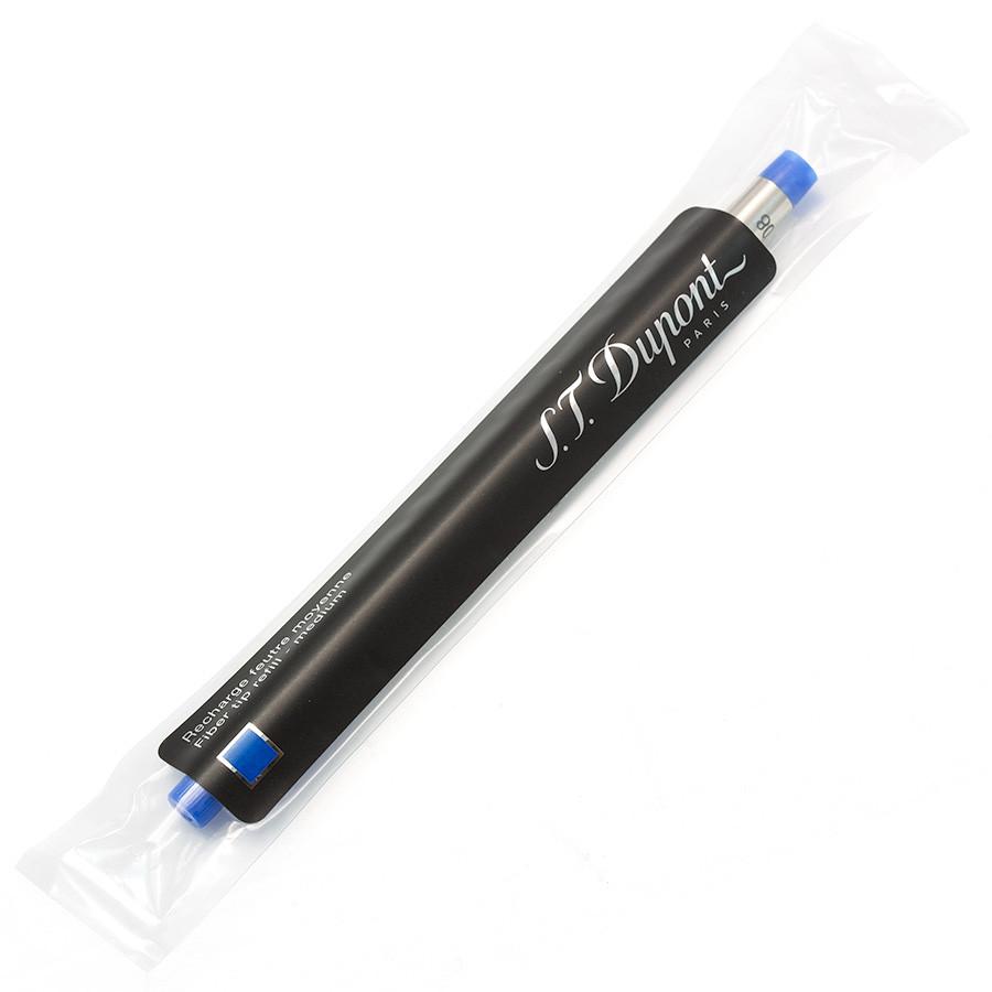 S.T. Dupont Medium Point Fiber Tip Pen Refill, Blue Ink Refill S.T. Dupont 