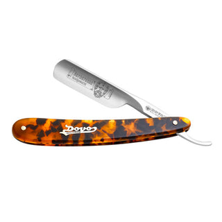 DOVO “Barbarossa” Short Blade Straight Razor 5/8”, Imitation Tortoise Scales Straight Razor DOVO 