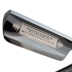 DOVO “Bismarck” Straight Razor 6/8”, Ebony Wood and Silver Scales Straight Razor DOVO 