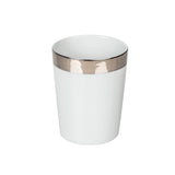 Decor Walther Porcelain White Tumbler, Gold or Platinum Toothbrush Holder Decor Walther Platinum 