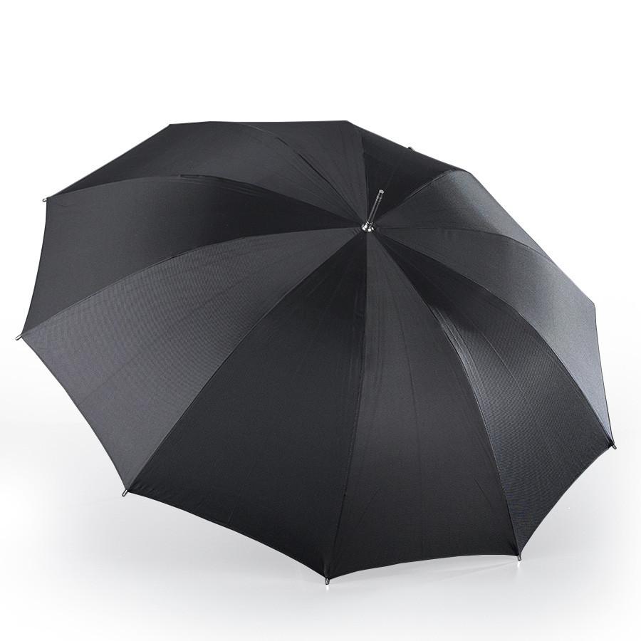 Brilliant Luxury Pure Silk Gentlemen's Umbrella, Metal Shaft and Acacia Wood Handle Umbrella Eberhard Göbel 