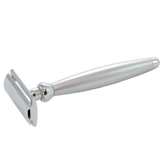 Edwin Jagger Bulbous Double Edge Safety Razor, Satin Handle Double Edge Safety Razor Edwin Jagger 