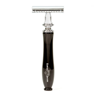 Edwin Jagger Chatsworth Classic Double-Edge Razor in Ebony Double Edge Safety Razor Edwin Jagger 
