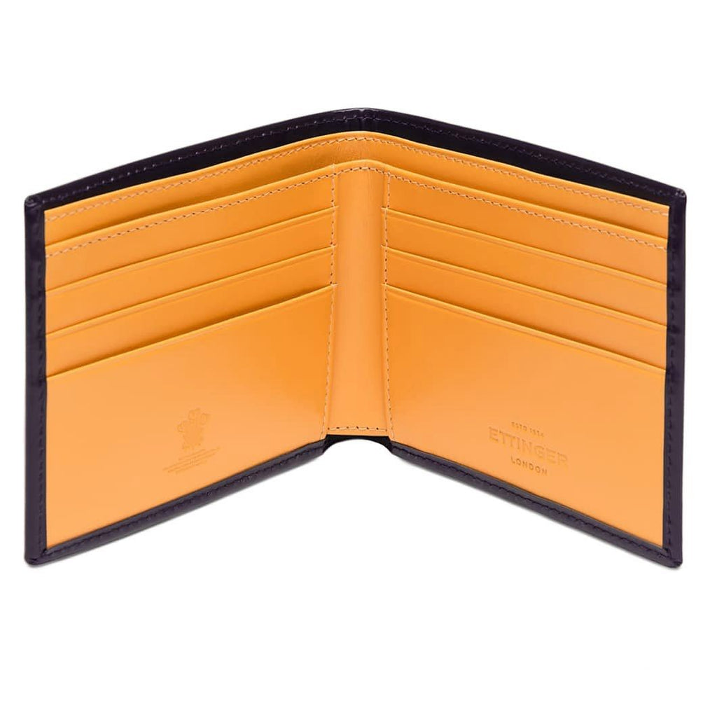 slender wallet orange