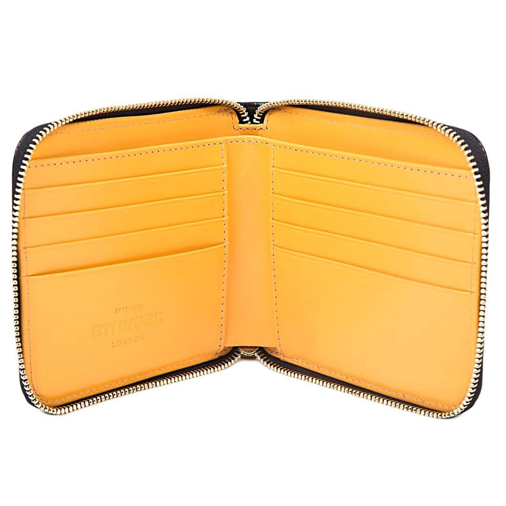 Ettinger Bridle Hide Zipped Leather Wallet with 8 CC Slots Leather Wallet Ettinger 