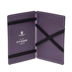 Ettinger Sterling Magic Wallet Leather Wallet Ettinger Purple 