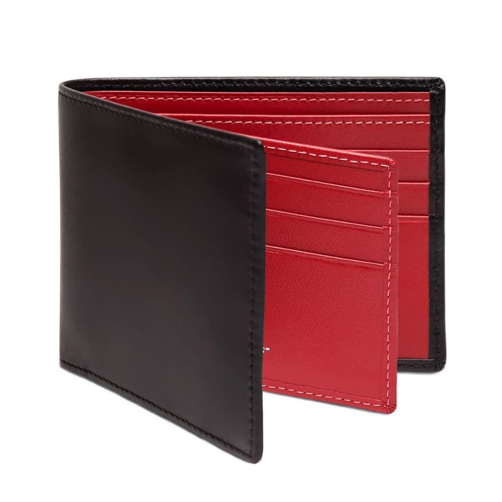 Ettinger Sterling Billfold Leather Wallet with 12 CC Slots Leather Wallet Ettinger Red 