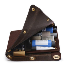Ezra Arthur Flat Folio Dopp Kit Grooming Travel Case Ezra Arthur 