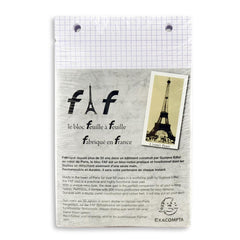 Exacompta FAF Desk Note Pad Refill #4, Large Desk Notepad Refill Exacompta Squared Single 