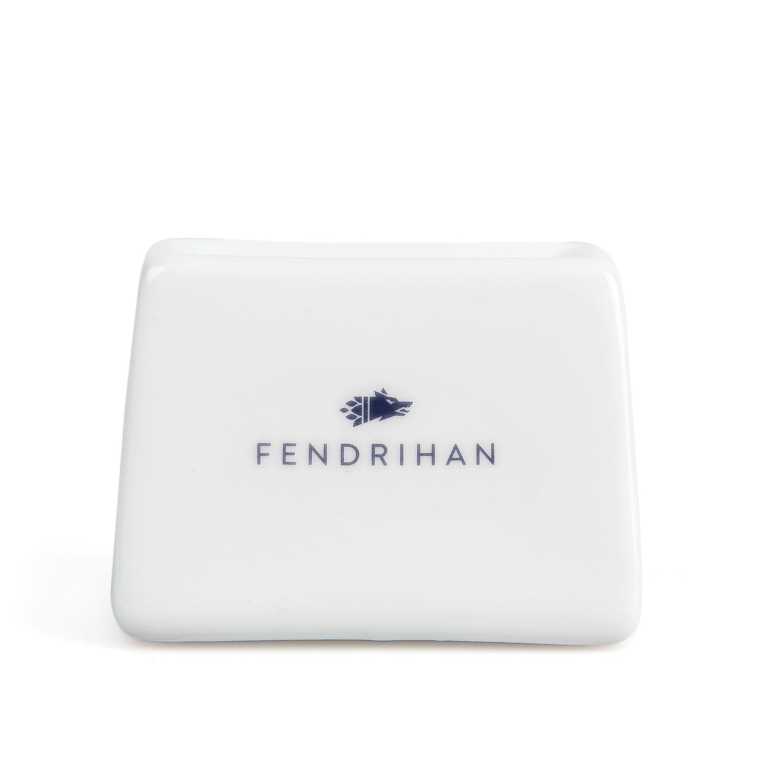 Fendrihan Porcelain Rectangular Blade Bank Razor Blades Disposal Case Fendrihan Dark Blue 