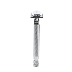 Fendrihan "Bay" Double Edge Safety Razor, Barber Pole Lined Handle Double Edge Safety Razor Fendrihan 