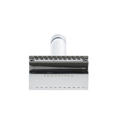 Fendrihan "Bay" Double Edge Safety Razor, Barber Pole Lined Handle Double Edge Safety Razor Fendrihan 