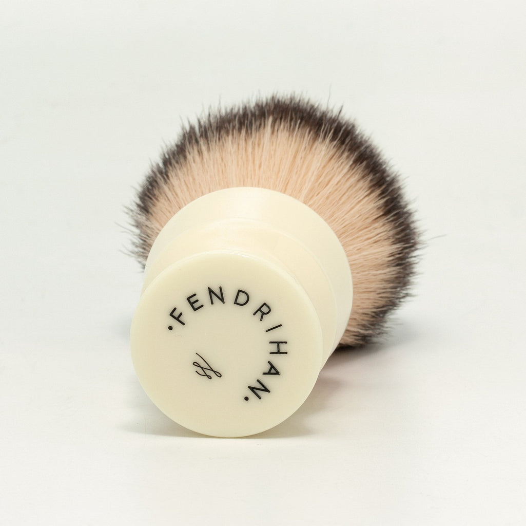 Fendrihan Synthetic Shaving Brush, Ivory Resin Handle Shaving Brushes Fendrihan 