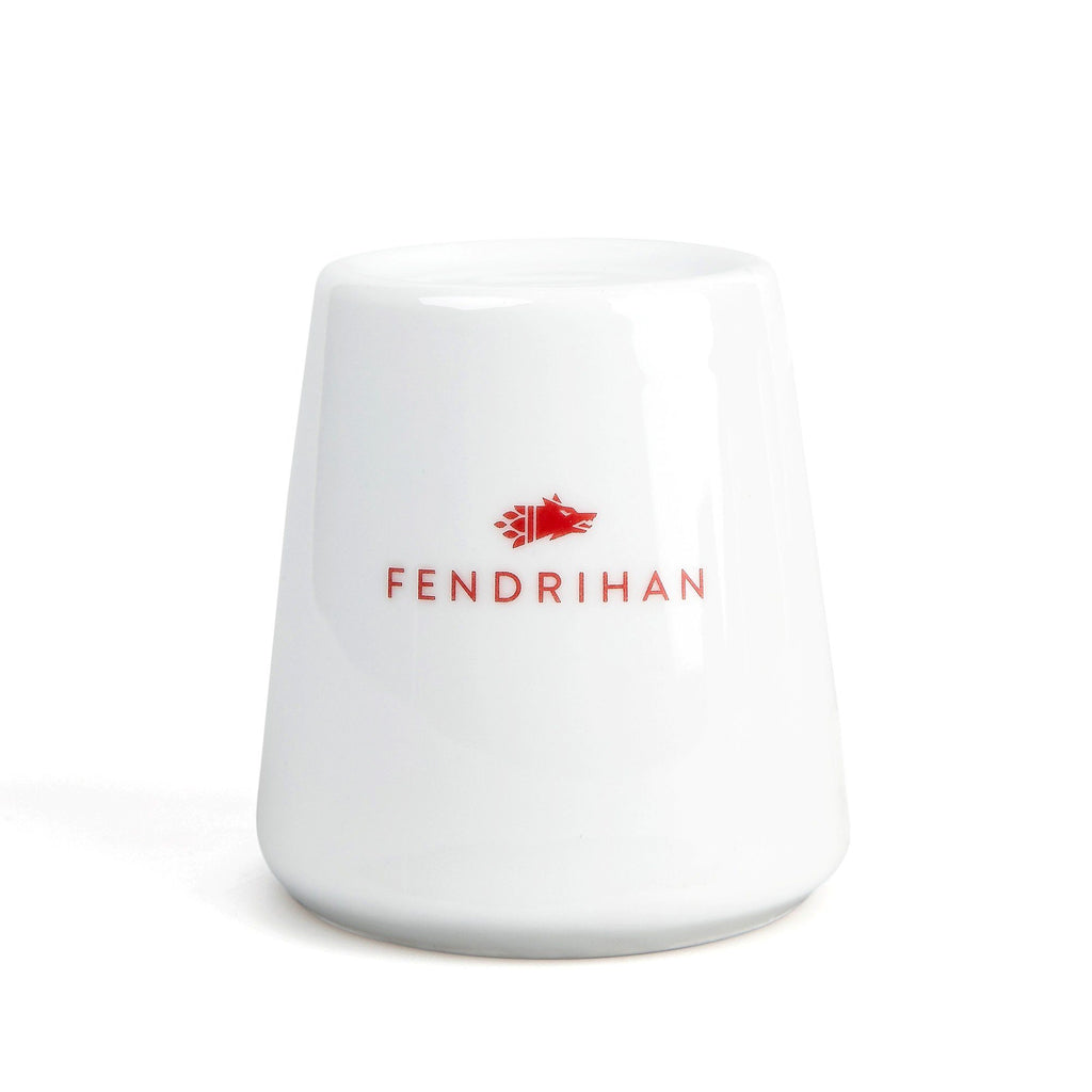 Fendrihan Porcelain Cylindrical Blade Bank Razor Blades Disposal Case Fendrihan Red 