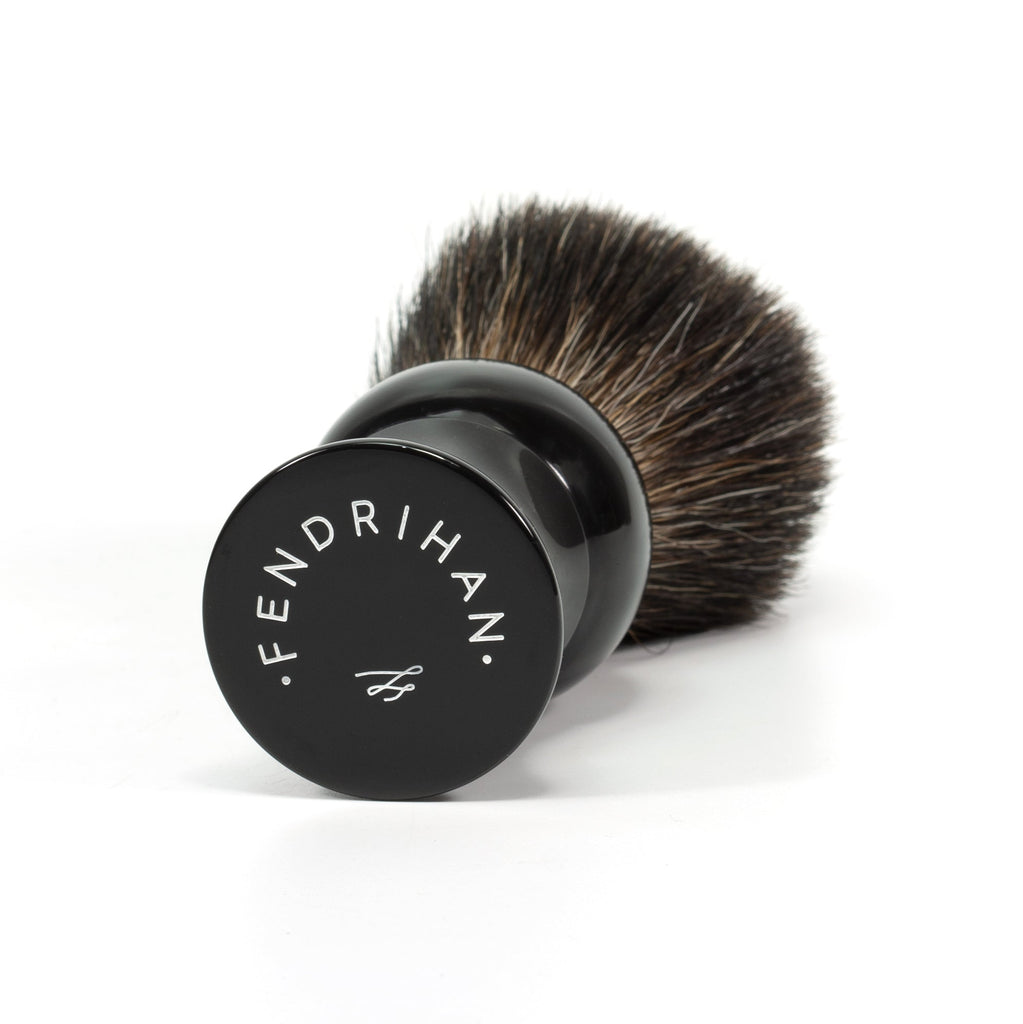 Fendrihan Best Badger Shaving Brush, Black Handle Badger Bristles Shaving Brush Fendrihan 