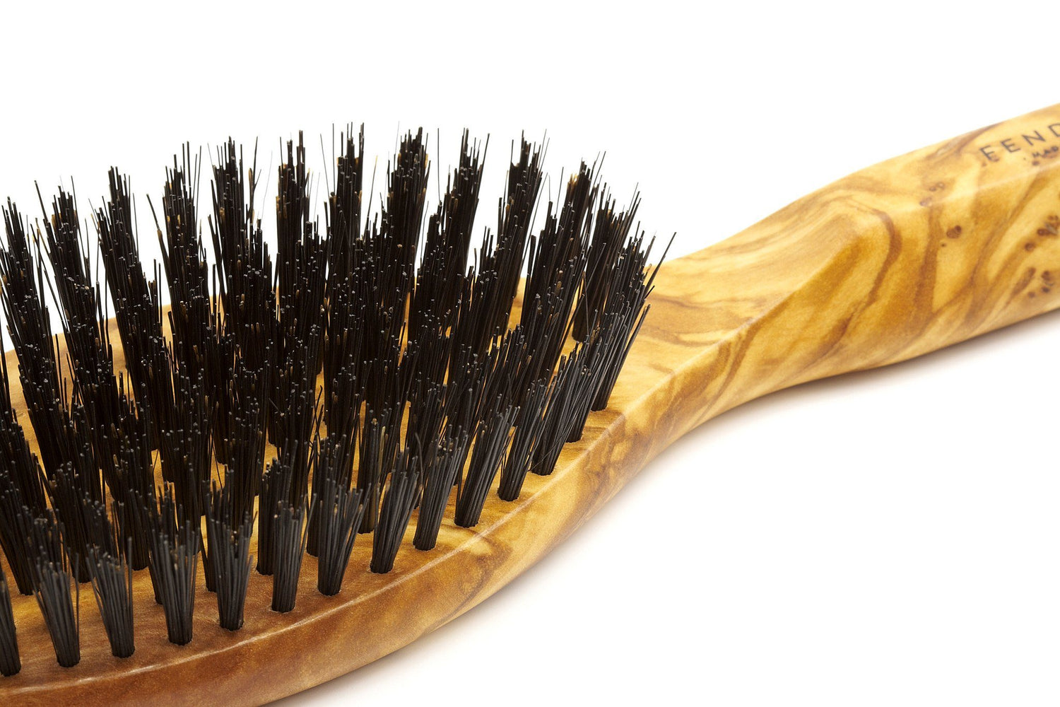 Men's Olivewood Bristle Hairbrush - Made in Germany Hair Brush Fendrihan 