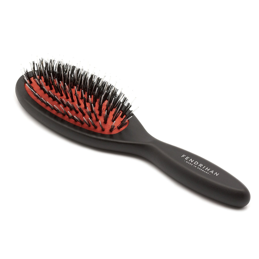 Fendrihan Three Size Oval Beechwood Hairbrush with Boar Bristles - Made in Germany Hair Brush Fendrihan Small 