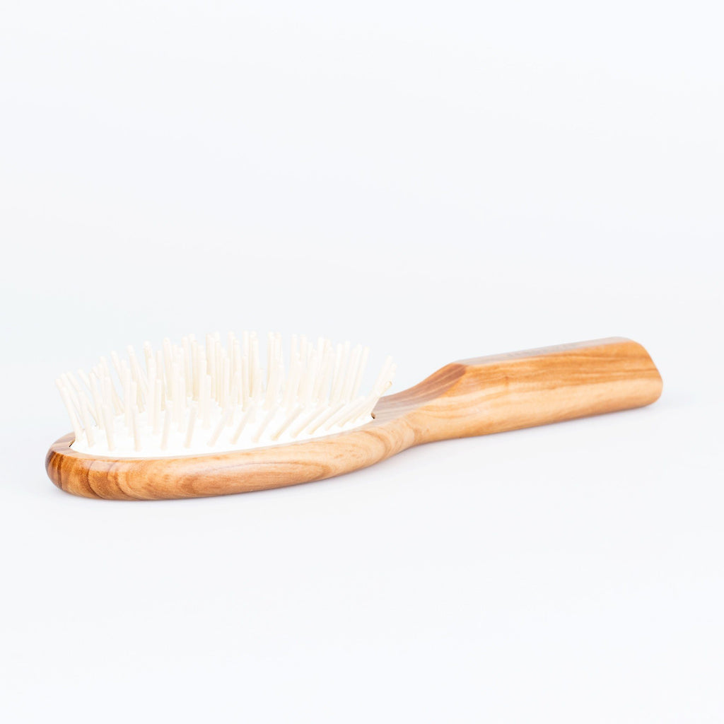 Fendrihan Oval Olivewood Pneumatic Brush with Wooden Pins – Made in Germany Hair Brush Fendrihan 