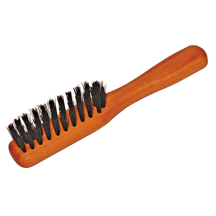 Fendrihan Pear Wood and Boar Bristle Beard Brush with Handle - Made in Germany Beard Brush Fendrihan 