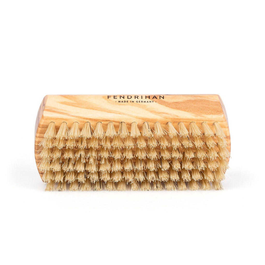 Fendrihan Dual-Sided Olivewood Nail Brush with Pure Natural Bristles - Made in Germany Nail Brush Fendrihan 