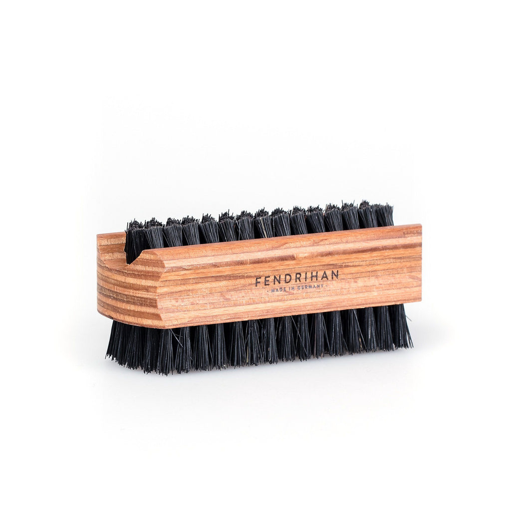 Fendrihan Dual-Sided Nail Brush with Pure or Sisal Bristles - Made in Germany Nail Brush Fendrihan Black 