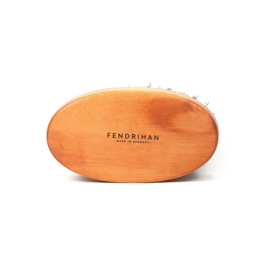 Fendrihan Vegan Large Oval Tampico Bristle Beard Brush , Made in Germany Beard Brush Fendrihan 