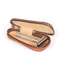 Fendrihan Leather Zip Safety Razor Case by Ruitertassen and Fendrihan Stainless Steel Razor, Save $10 Razor Case Fendrihan 