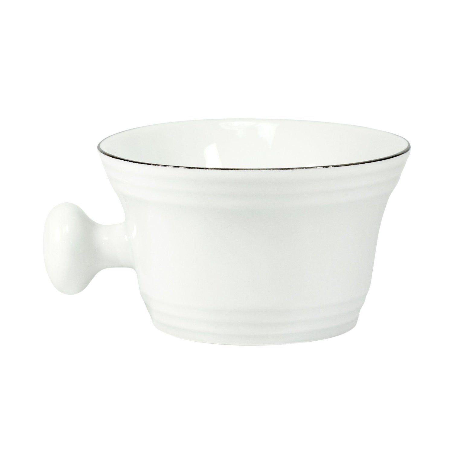 Fendrihan Porcelain Shaving Mug, Hand-Painted Rim Shaving Mug Fendrihan 