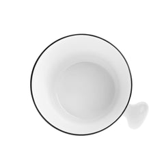 Fendrihan Porcelain Shaving Mug, Hand-Painted Rim Shaving Mug Fendrihan 