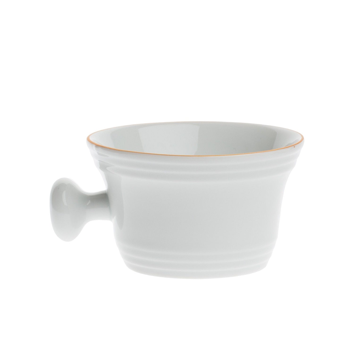 Fendrihan Porcelain Shaving Mug, Hand-Painted Rim Shaving Mug Fendrihan 