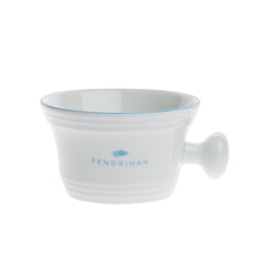 Fendrihan Porcelain Shaving Mug, Hand-Painted Rim Shaving Mug Fendrihan Light Blue 