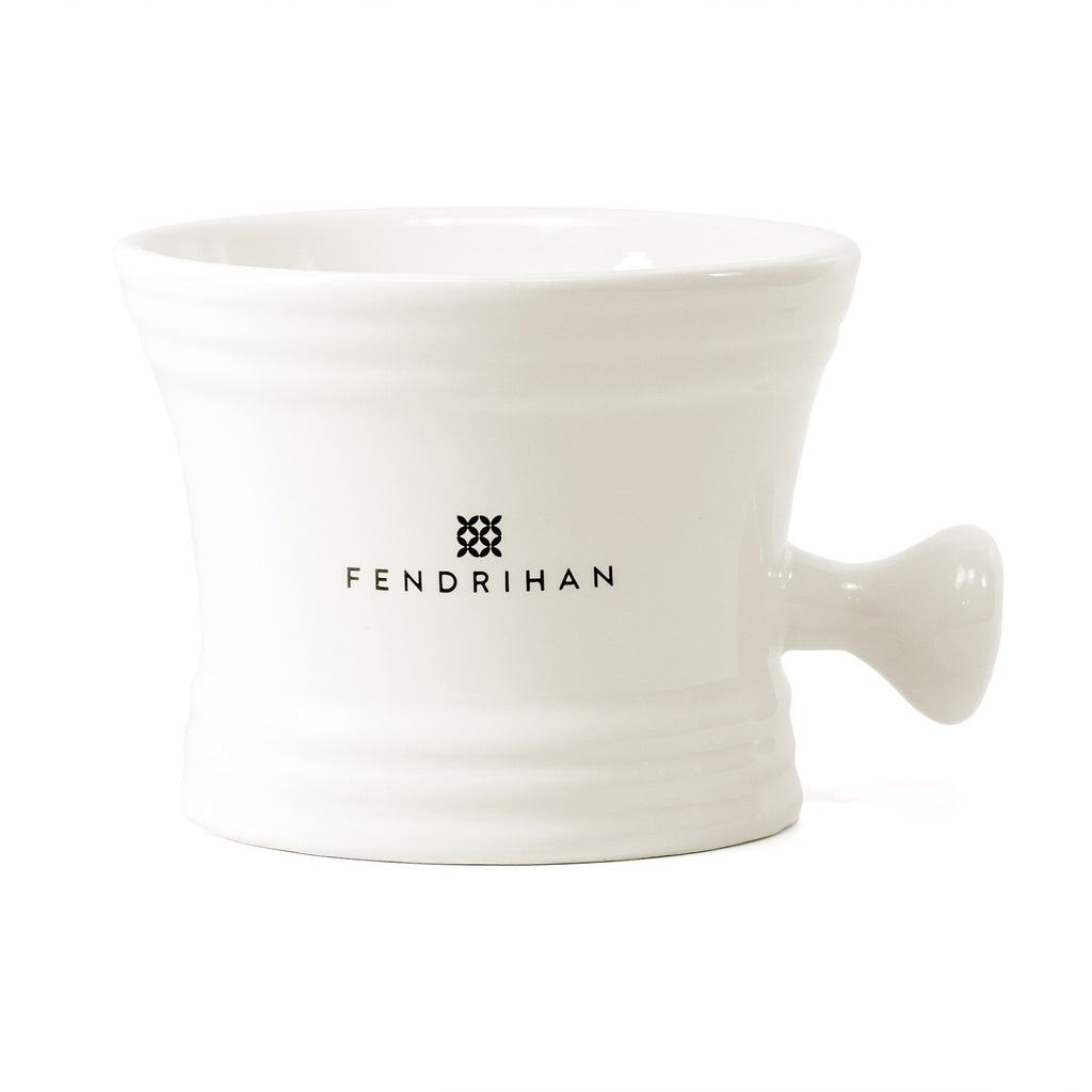 Large Apothecary Shaving Mug by Fendrihan Shaving Mug Fendrihan White 