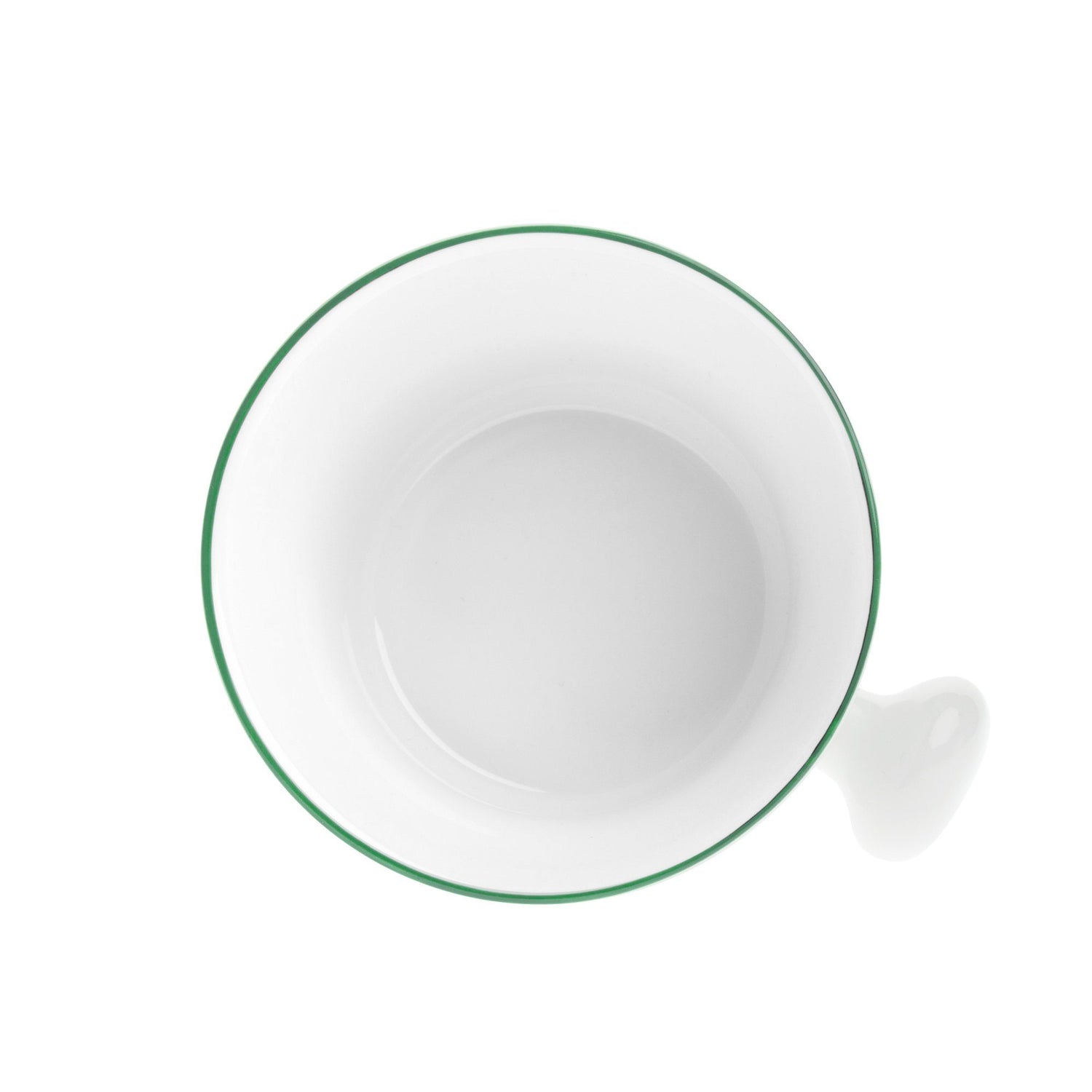 Fendrihan Porcelain Shaving Mug, Hand-Painted Rim Shaving Mug Fendrihan 