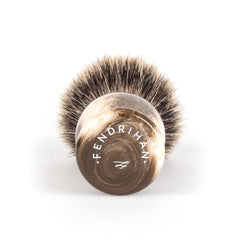 Fendrihan Classic Pure Grey Badger Shaving Brush & Metal Stand Badger Bristles Shaving Brush Fendrihan 