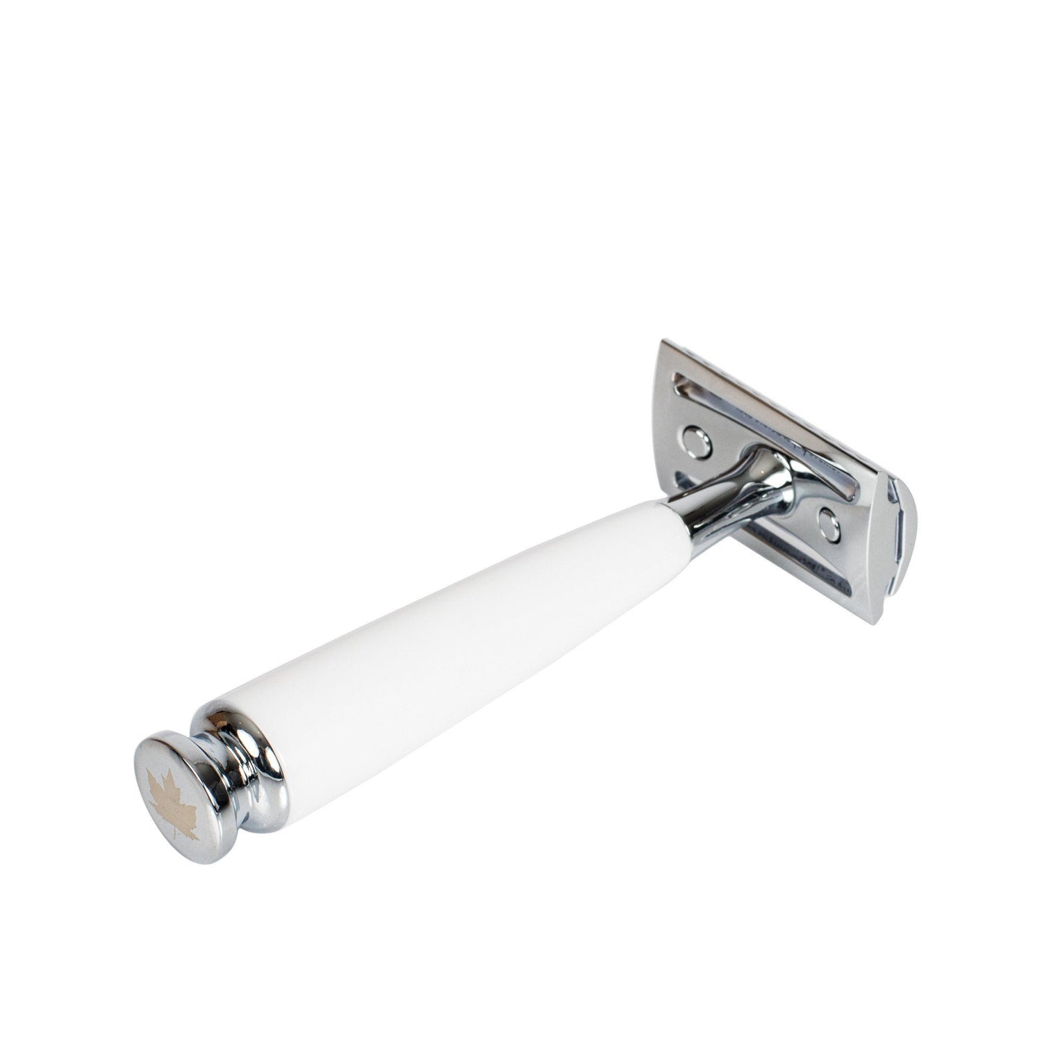 True North Double Edge Safety Razor, White Double Edge Safety Razor Fendrihan 