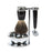Fendrihan 4-Piece Shaving Set with Safety Razor and Pure Badger Brush Shaving Kit Fendrihan Black 