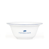Fendrihan Porcelain Shaving Bowl, Hand-Painted Rim Shaving Bowl Fendrihan Dark Blue 