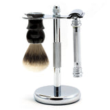 Merkur 38C Barber-Pole 3-Piece Classic Wet-Shaving Kit, Save $15 Shaving Kit Fendrihan Black 