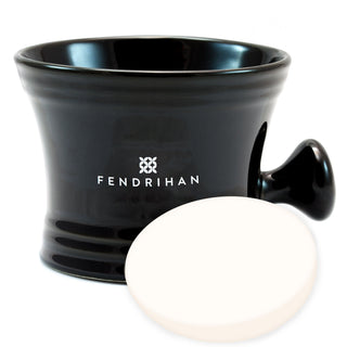 Large Apothecary Shaving Mug + DR Harris Shaving Soap, Save $7.50 Shaving Mug Fendrihan Arlington Black 
