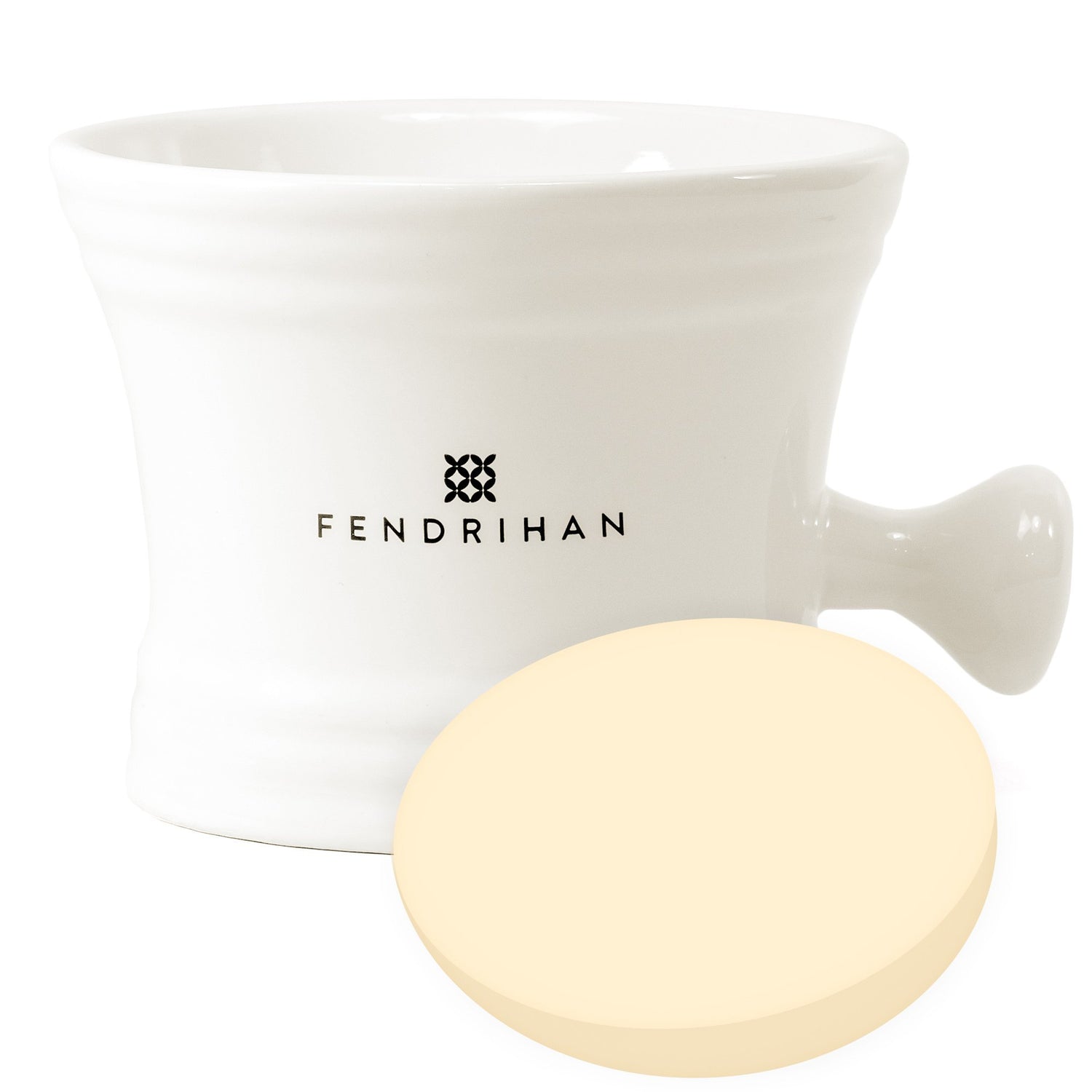 Large Apothecary Shaving Mug + Taylor of Old Bond Street Shaving Soap, Save $5 Shaving Mug Fendrihan White Sandalwood 