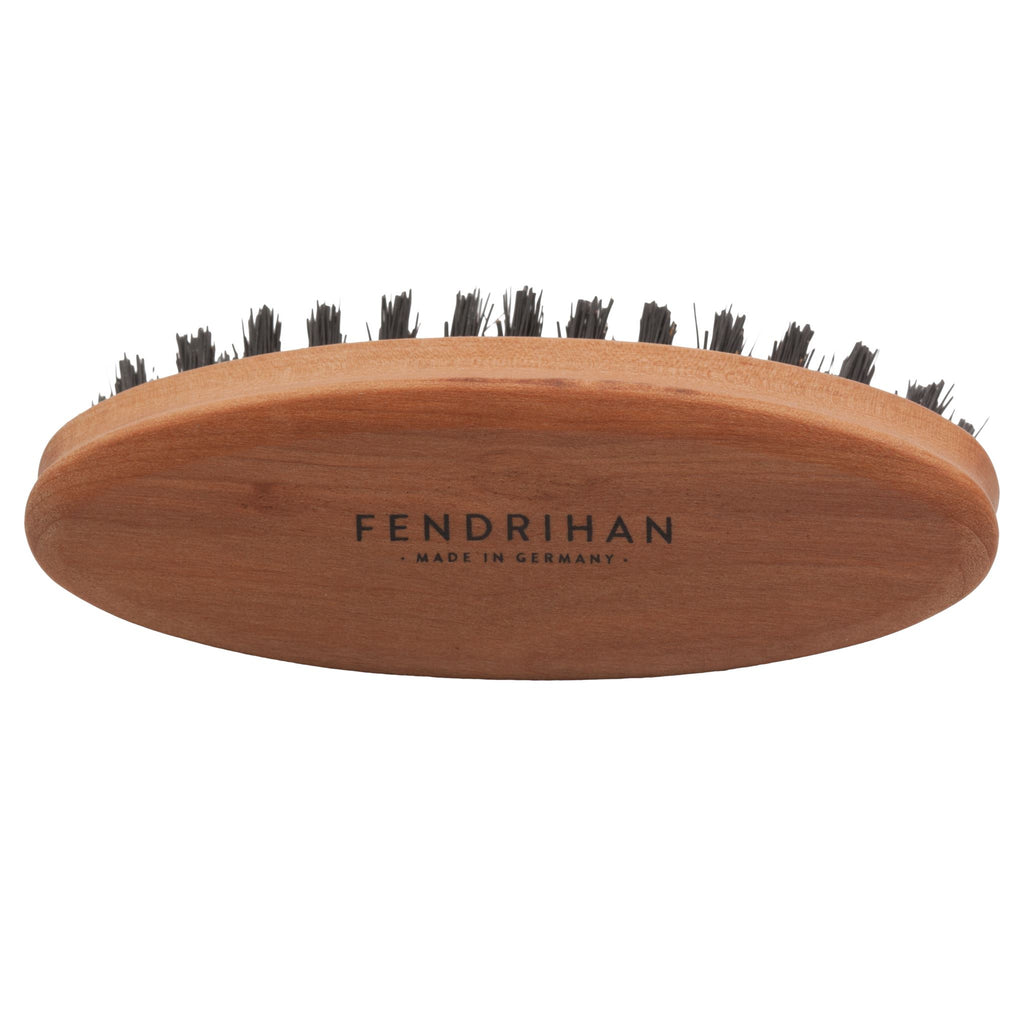 Oval Pear Wood Beard Brush - Made in Germany Beard Brush Fendrihan 