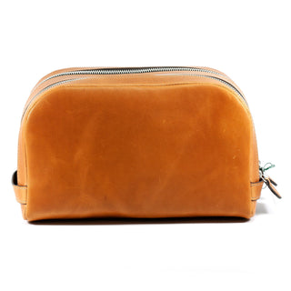 F. Hammann Triple Zip Leather Toiletry Bag Toiletry Bag F. Hammann 