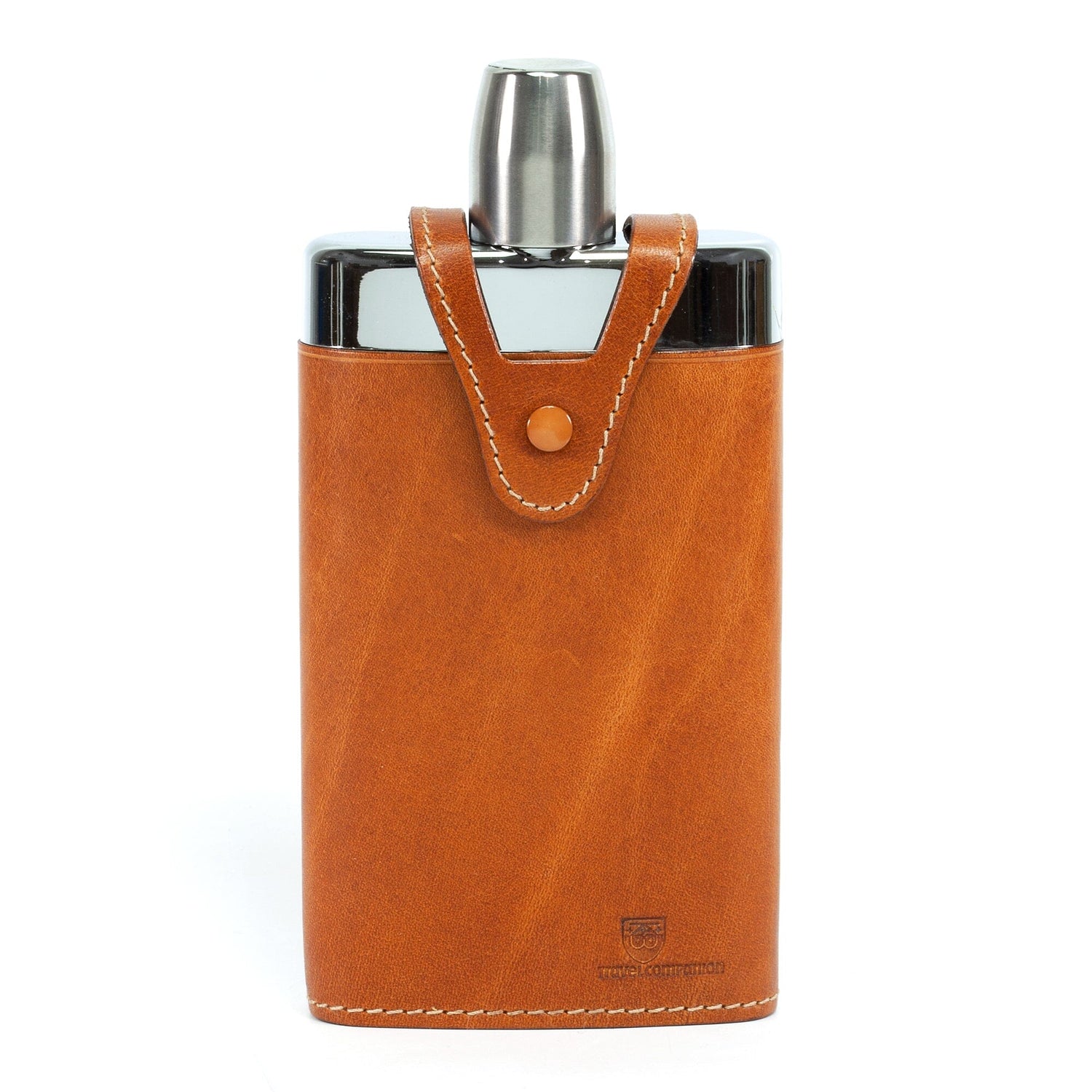 F. Hammann Glass Flask, Large Flask F. Hammann Cox Orange 