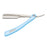 Feather Artist Club SR Folding Razor, Royal Blue Handle Straight Razor Feather 