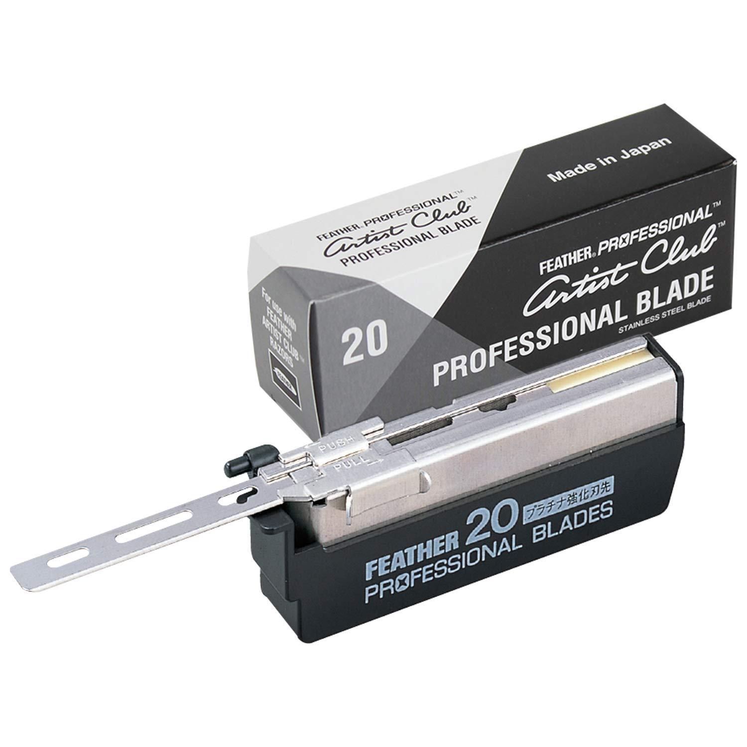20 Feather Professional Single-Edge Razor Blades Razor Blades Feather 