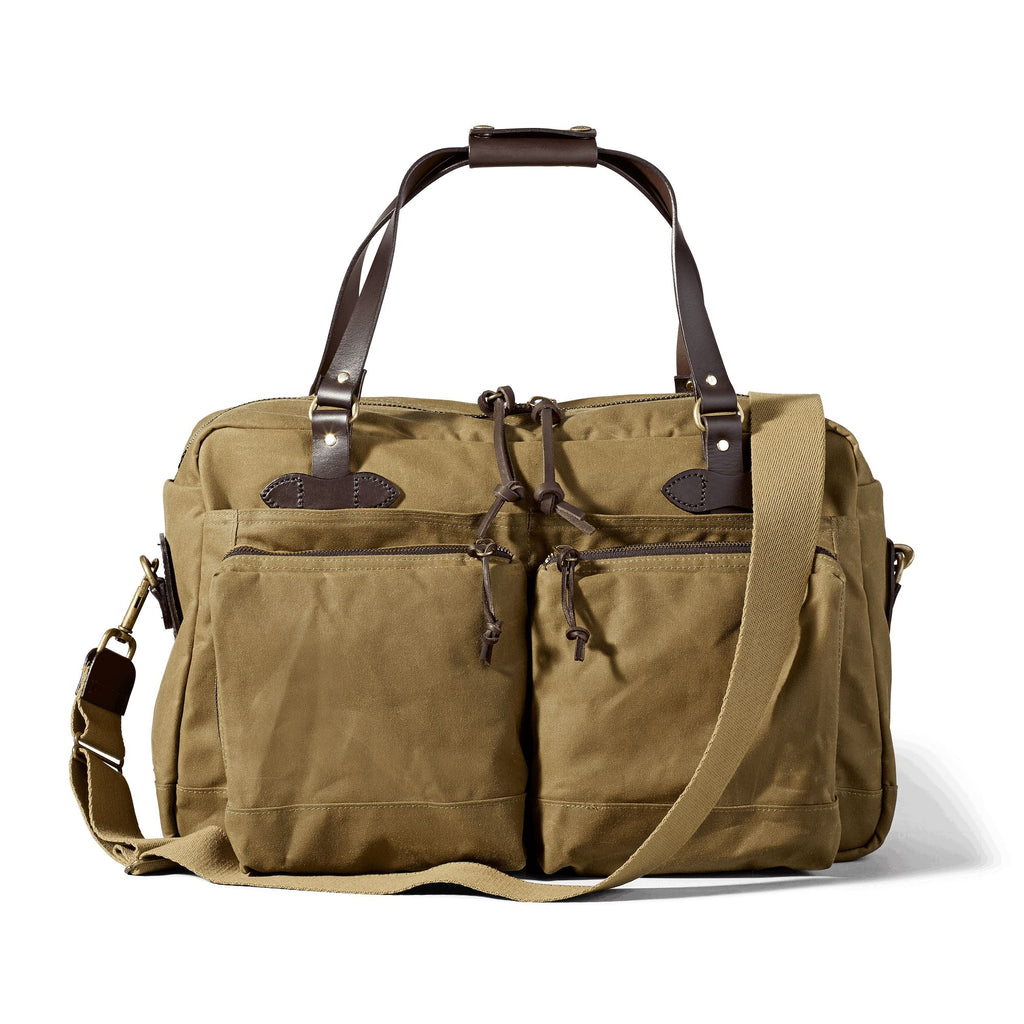FILSON 48-Hour Tin Cloth Duffle Bag Travel Bag FILSON Dark Tan 