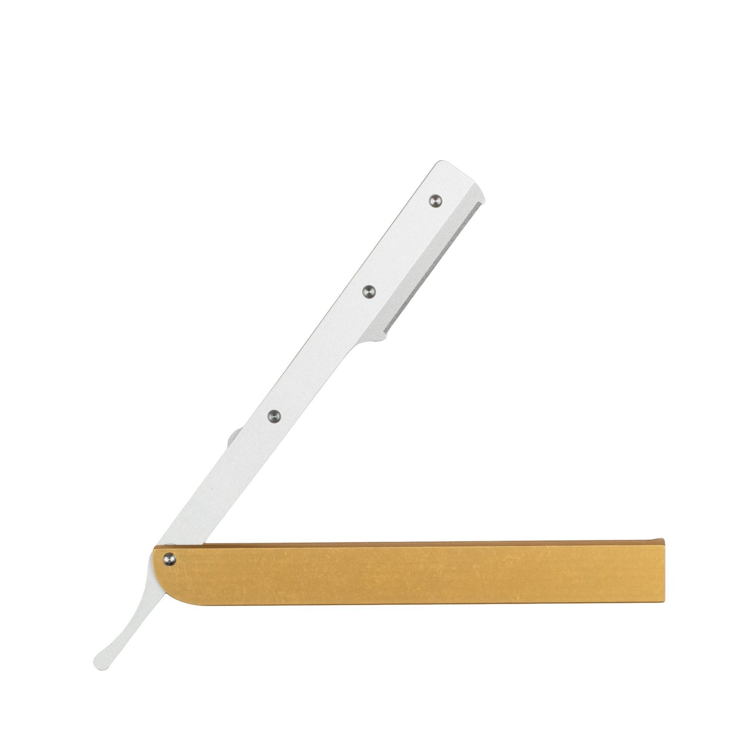 Focus Slim AL Aluminum Replaceable Blades Straight Razor, Made in Italy Shavette Focus 
